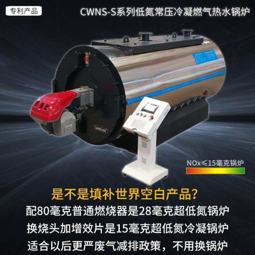 张家港CWNS-S系列低氮冷凝常压热水锅炉